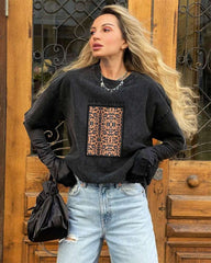 Acid Washed Print TShirt Vintage Tops