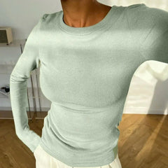 Basic O-neck Elegant T Shirt