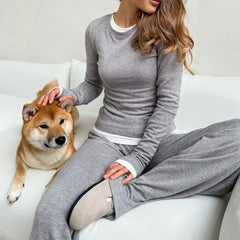 Basic O-neck Elegant T Shirt