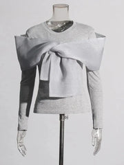 Bowknot Slim Minimalist T-Shirts