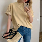 Casual Cotton Basic T-Shirt