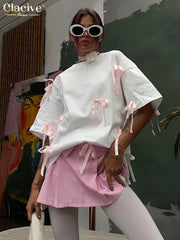 Casual Loose White T-Shirt