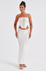 Chayenne Maxi Skirt - White