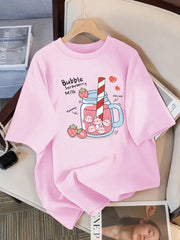 Cotton Breathable Summer Streetwear Tee