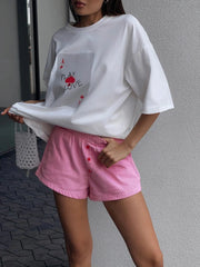 Cotton Poker Card Printed T-Shirt