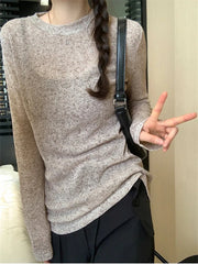 Cotton Slim Tee Top