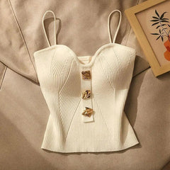 Cross-Knit Summer Camisole