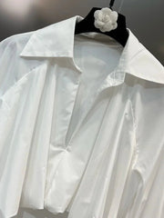 Elastic Asymmetrical Loose Shirts