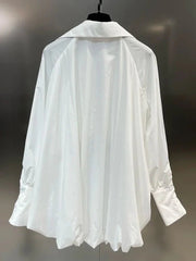 Elastic Asymmetrical Loose Shirts