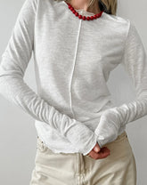 Elegant & Cozy Slim-Fit Top