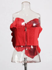 Elegant Applique Tops