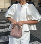 Elegant White Ruffle Fashion Shirts