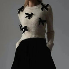 Fashion Elegant Round Neck Sweater