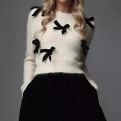 Fashion Elegant Round Neck Sweater