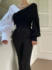 Fashion Off Shoulder Blouse Top