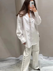 Fashionable Loose Long Sleeve Shirt
