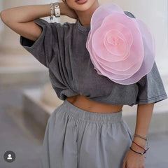 Floral Aesthetic Casual T-Shirt