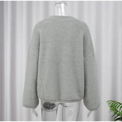 Grey Mohair Sweater