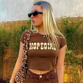 Hope Girl Vintage Crop Top