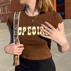 Hope Girl Vintage Crop Top