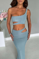 Kaela Maxi Skirt - Steel