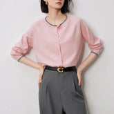 Knitted Single-Breasted Cardigan