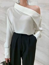 Long Sleeve Chic Elegance White Tops