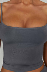 Marie Top - Charcoal