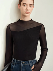 Minimalist Mesh Slim T-Shirt