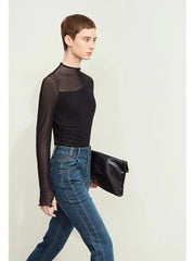 Minimalist Mesh Slim T-Shirt