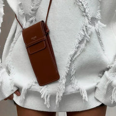 O-Neck Hollow Patchwork Sweater