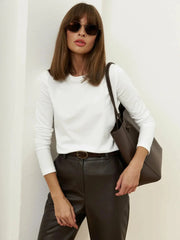 Oversized Cotton Long Sleeve T-Shirt