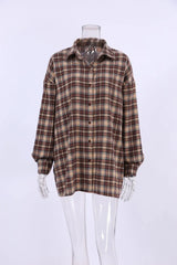 Plaid Checkered Long Sleeve Shirts