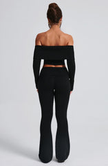 Portia Knit Pants - Black