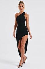 Saffira Midi Dress - Black