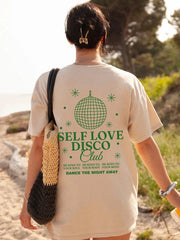Self Love Creativity Print Cotton T-Shirt