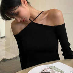 Sexy Slim Fit Knit Crop Top
