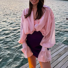 Silk Elegant Long Sleeve Blouse