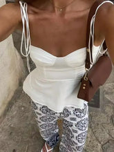 Sleeveless Stretchable White Tops
