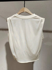Slim Short Sleeveless Pullover Tank Top