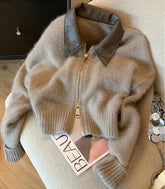 Soft Knitted Sweater Cardigan - High-End Top