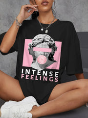 Street Hip Hop T-Shirts Oversize Soft Cotton Tops