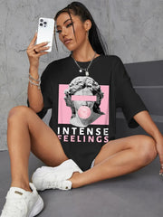 Street Hip Hop T-Shirts Oversize Soft Cotton Tops