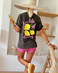 Summer Print Streetwear Tee