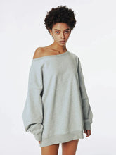 Sweatshirt Pullover Loose Off Shoulder Tops