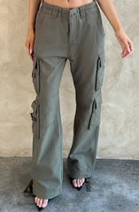 Tinashe Cargo Pants - Khaki
