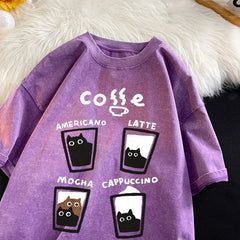 Trendy Cat Couple T-Shirt