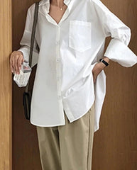 Tunic Tops Long Sleeve Plain Shirts