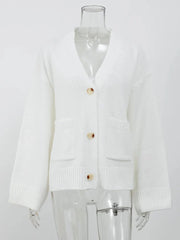 V-Neck Pocket Cardigan