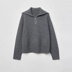 Wool Half-Zip Sweater